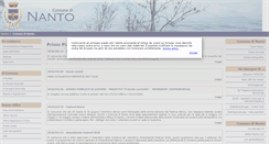 Desktop Screenshot of comune.nanto.vi.it
